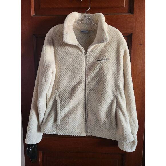 COLUMBIA ZIP UP FLEECE SWEATER Size Large. RO - Picture 1 of 4